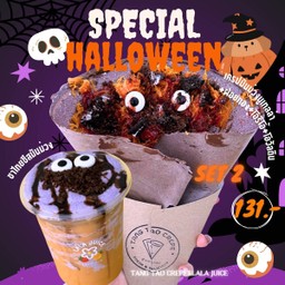 Special Menu Set 2 (เครปมันม่วง+น้ำ1แก้ว)