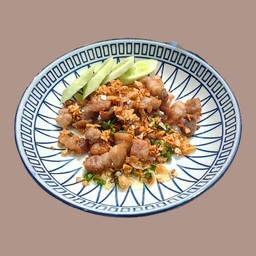 หมูสามชั้นผัดพริกเกลือ