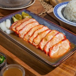 D1หมูแดง - จาน