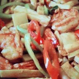 ข้าวพริกแกงกุ้งหน่อไม้