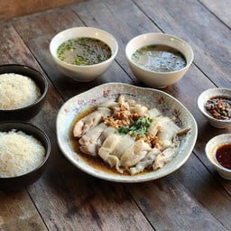 ข้าวมันไก่สิงคโปร์ชุดใหญ่ ข้าว2ถ้วย