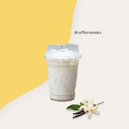 Iced Vanilla Fresh Milk (นมสดวานิลลาเย็น)
