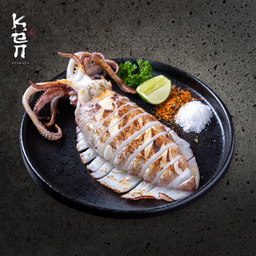 หมึกสดเกาะลันตาย่างเกลือ