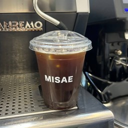 Americano  with Honey Syrub