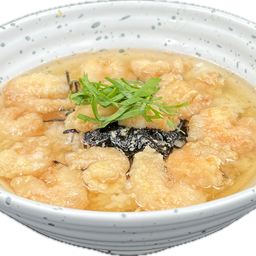 Shrimp And Scallop Tempura Dashi Soup Bowl (Ochazuke)