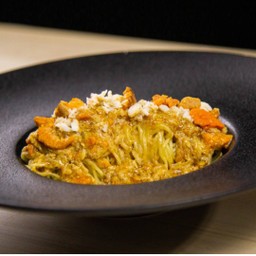 บะหมี่มันปูสูตรเซี่ยงไฮ้ 上海蟹黄拌面