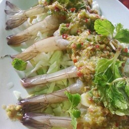 กุ้งแช่น้ำปลา