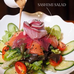 071 สลัดปลาดิบ SASHIMI SALAD