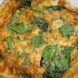 ข้าวไข่เจียวโหระพา