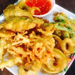 ผักรวมทอด