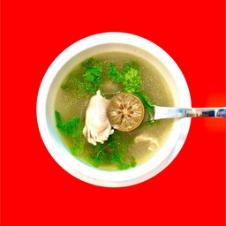 ซุปเอ็นข้อไก่มะนาวดอง