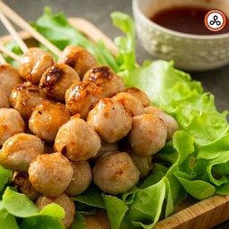 ลูกชิ้นกินเพลิน-ลูกชิ้นทอด ลำลูกกาคลอง8