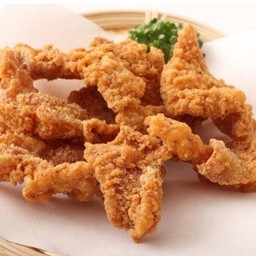 หนังไก่ทอด