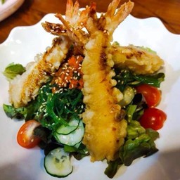 0712 สลัดกุ้งทอด FRIED PRAWN SALAD