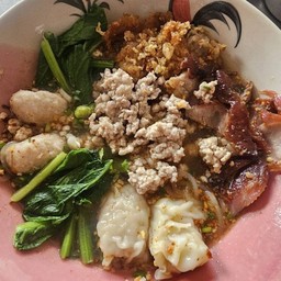 เส้นหมี่ขาวต้มยำ น้ำ รวมเครื่อง(น้ำ)