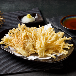 เห็ดเข็มทองเทมปุระ / Fried Enoki Mushroom Tempura