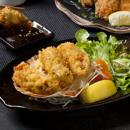 หอยนางรมชุบแป้งทอด / Fried Oysters