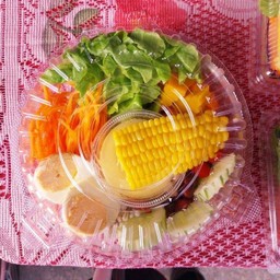 สลัดผัก มีไข่