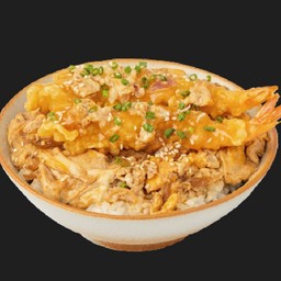 ข้าวหน้ากุ้งเทมปุระ