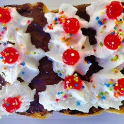 ปังเนย- นูเทลล่าวิปครีม - เยลลี่