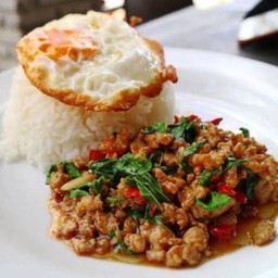 ผัดกะเพราหมูสับ