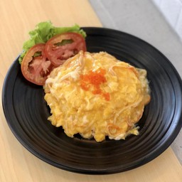 ข้าวไข่ข้นปูอัดไข่กุ้ง