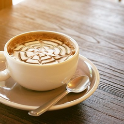 ลาเต้ ร้อน