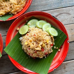 ข้าวผัดกากหมูโบราณ