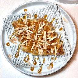 ครอฟเฟิล 70 กรัม คาราเมล อัลมอนด์