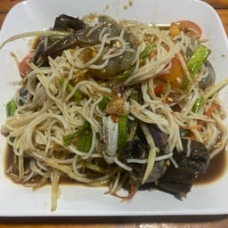 ส้มตำปูปลาร้ากุ้งสด