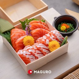 Salmon Sashimi & Wakame Tataki Box