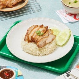 ข้าวมันไก่ย่าง