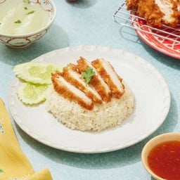 ข้าวมันไก่ทอด