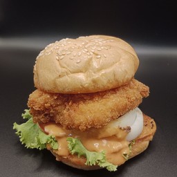 เบอร์เกอร์ไก่ทอด