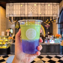 Violet Matcha ( อัญชัน มะพร้าว ชาเขียวมัทฉะ)