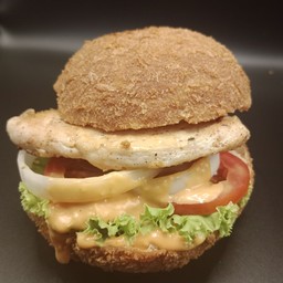 แป้งเบอร์เกอร์ทอด ไก่