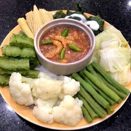 น้ำพริกกุ้งเสียบ 