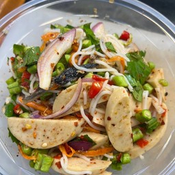 ยำขนมจีนหมูยอ