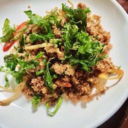 ผัดปลาดุกฟูพริกขิง