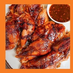 [เซตสุดฮิต] ไก่หมุนย่าง ครึ่ง ตัว + ตำป่า