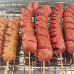 ไส้กรอกรมควันจัมโบ้ ชุด 5 ไม้