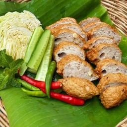 แหนมปลากายทอด