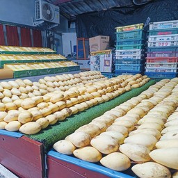 มะม่วงน้ำดอกไม้สีทอง  ปลอก