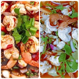 ยำกุ้งสุก