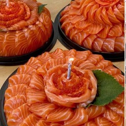 เค้กแซลม่อน 1 ปอนด์