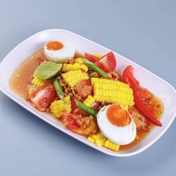 ตำข้าวโพดไข่เค็ม