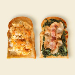 Spinach Cheese Bacon & Egg