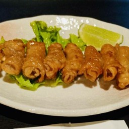 หนังไก่ย่างเกลือ
