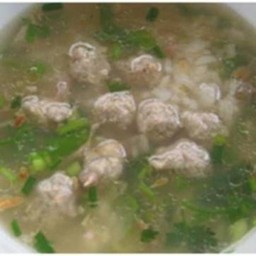 ข้าวต้มเนื้อสับ