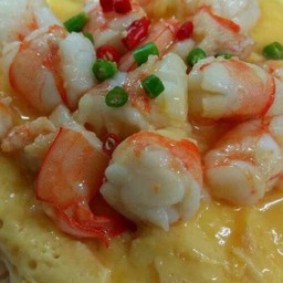 ไข่เจียวกุ้ง